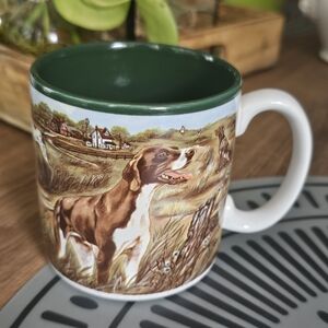 1996 Flowers Inc Balloons Mug S. Tuck German Short‎ Hair Pointer Vtg Hunting 90s